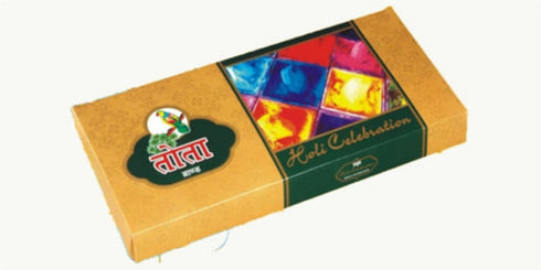 Organic Herbal Colors With 4 Colors Gift Box - 400g